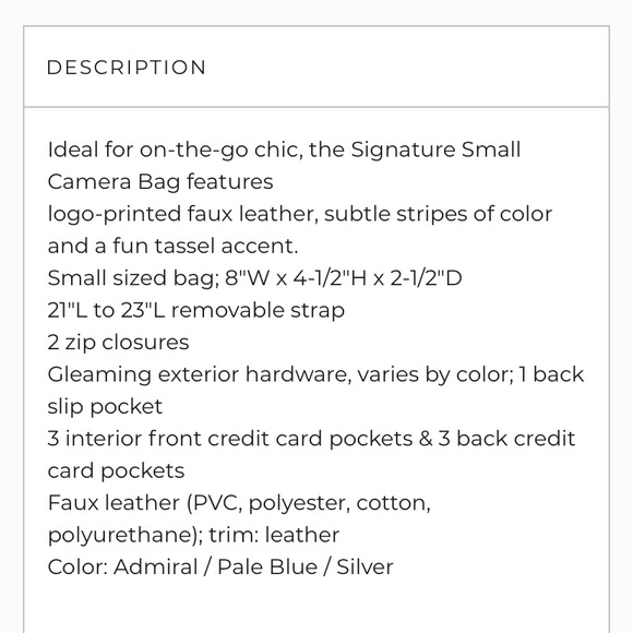 Michael kors tricolor camera bag crossbody - Picture 8 of 15